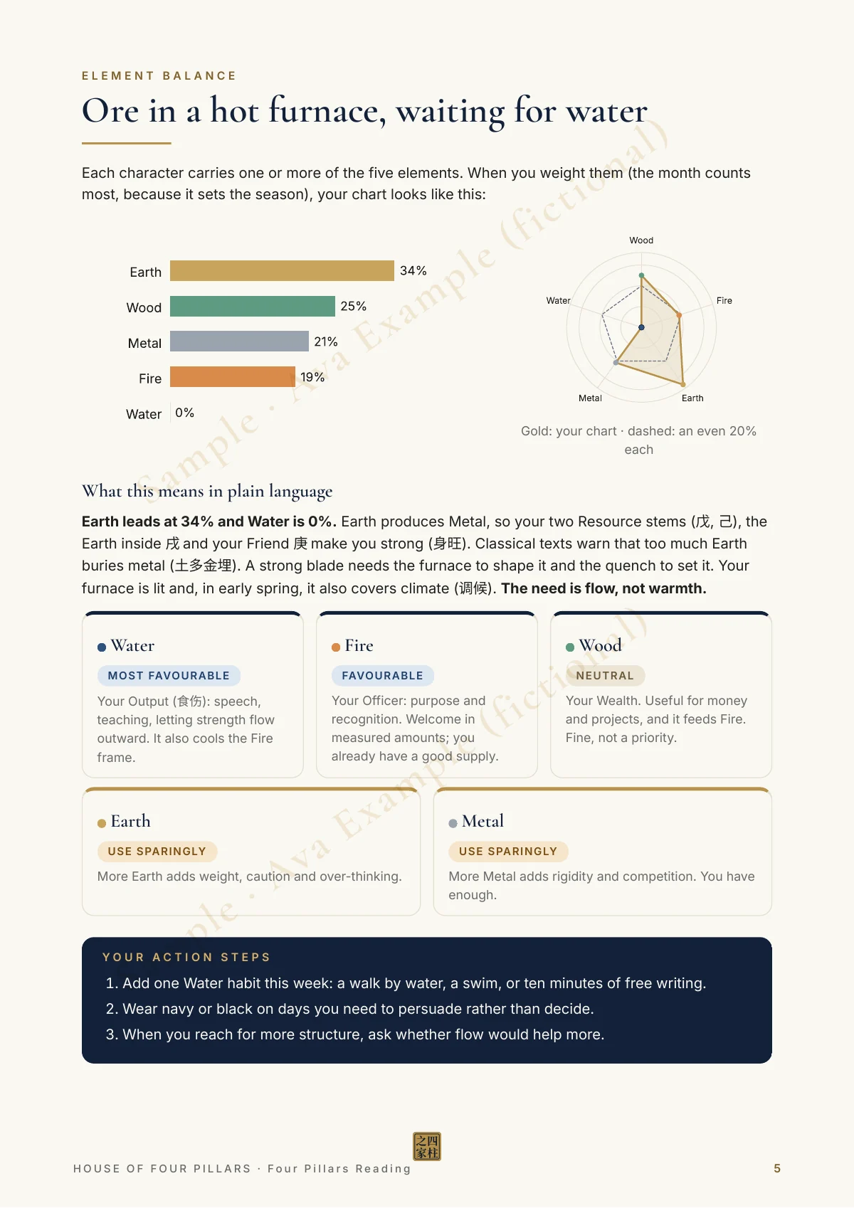 Page 5 of the Bundle sample for Ava Example · Comprehensive (fictional)